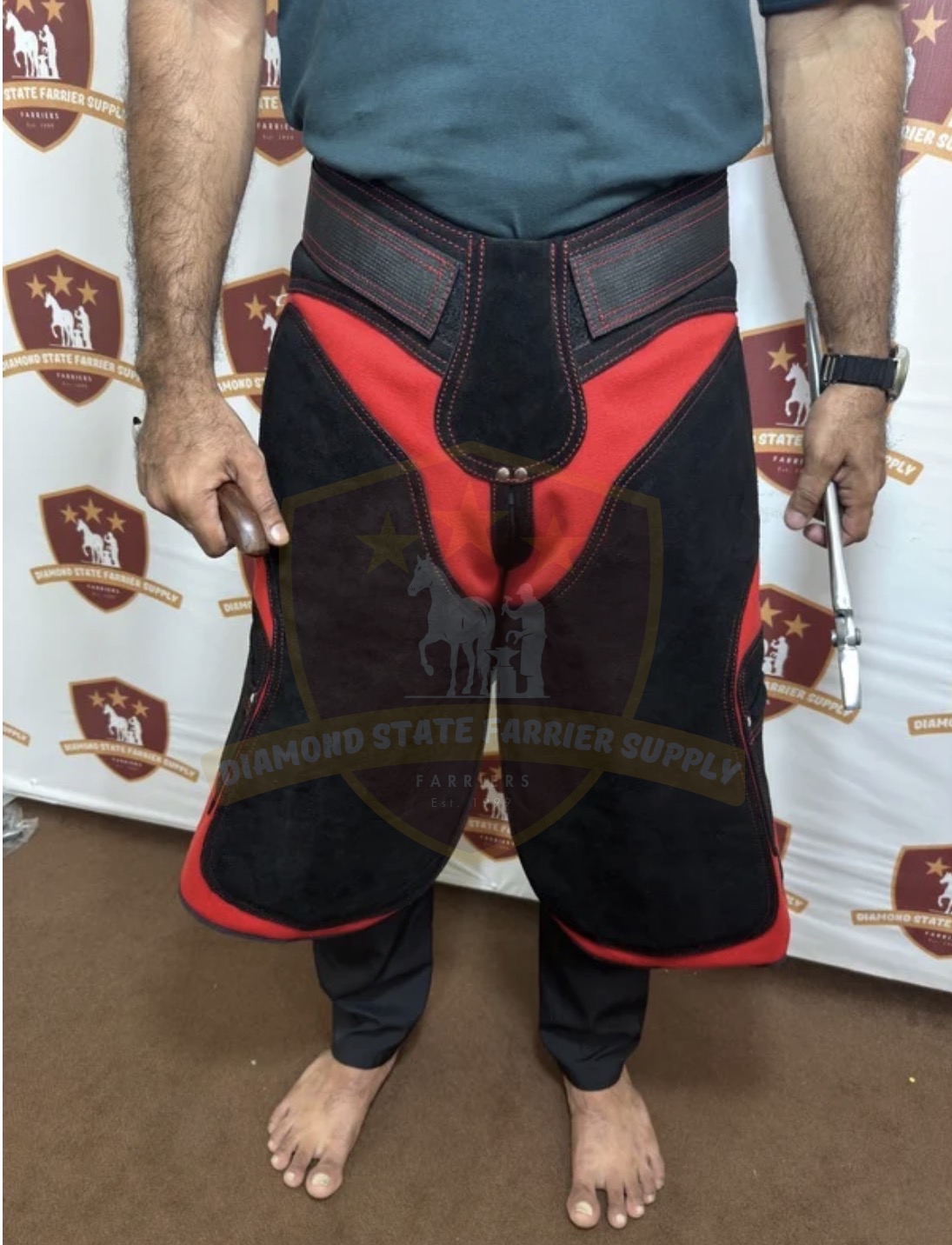 Red Farrier Chaps